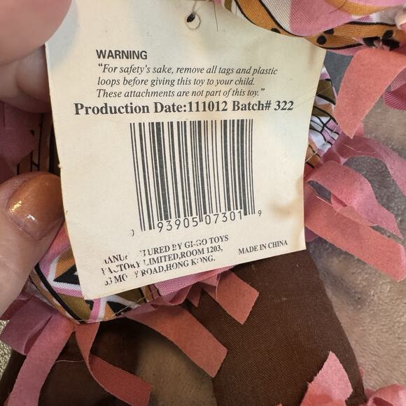 Gi-Go Native American Indian Doll Open Close Eyes Soft Body Pink Outfit 12" - Picture 3 of 5